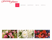 Tablet Screenshot of fairviewflowers.com